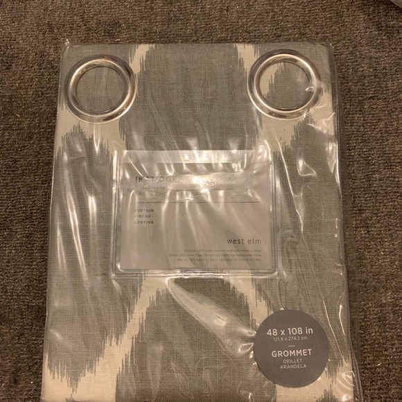 West Elm Accents Ikat Ogee Curtains Poshmark